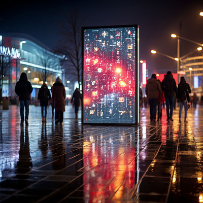 Gepersonaliseerd P3.91 Buiten LED Display Weerbestendige energiebesparende LED Display