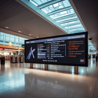 Indoor Anti Glare LED Display Scherm P1.667 / P1.86 Resolutie 1920x1080