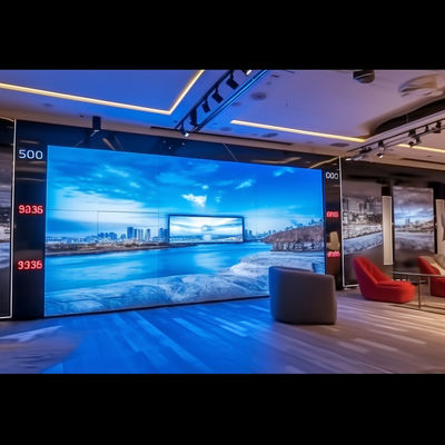 Naadloos P3.91 Indoor Fixed LED Display Energiebesparing 1500nits Helderheid