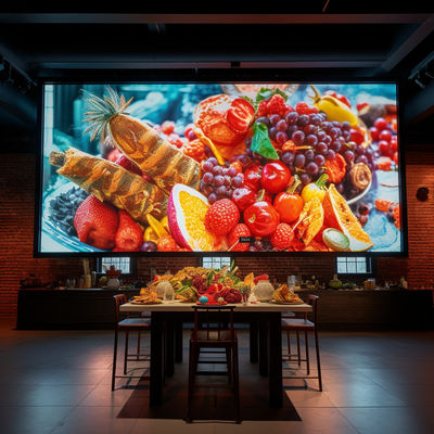 LED-displaytechnologie Hoge helderheid Indoor Fixed LED-display met 800nits Helderheid en AC 110-240V stroomvoorziening