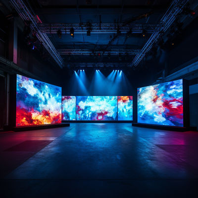 Vibrant P3.91 LED Video Wall Verhuur 3840Hz Hoge vernieuwingsfrequentie