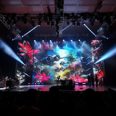 Huur High Definition Video Display naadloos P3 LED muurresolutie
