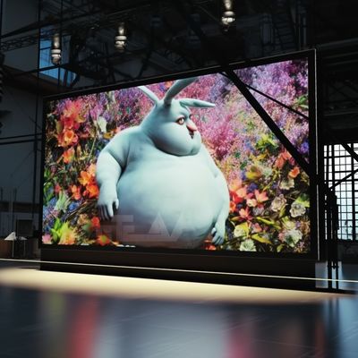 Indoor LED-scherm P2.976 500*500*85mm Kasteel Digitale commerciële reclame