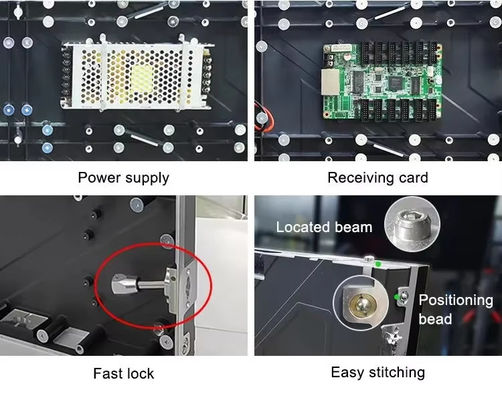 Full Color Outdoor P4.81 LED Display met aluminium die case CE FCC gecertificeerd