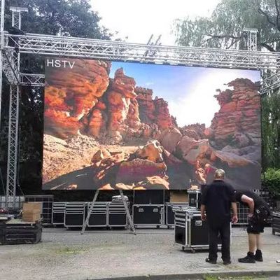 500*500mm Helder Outdoor Full Color LED Display Verhuur Scherm 3,91mm Waterdicht