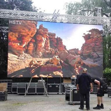 Naadloos volkleurig vast P 3.91 LED-verhuurdisplay met een strak en licht ontwerp