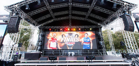 Pixel Pitch 8mm Waterdicht Buiten LED Display Volle kleur Diepte Scherm Met SMD 3535 Voor Stage