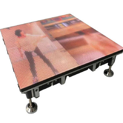 Interactieve digitale RGB tegelmuur voor dansgaming Video podium dansvloer stand Led wandpanelen Screen Touch Display