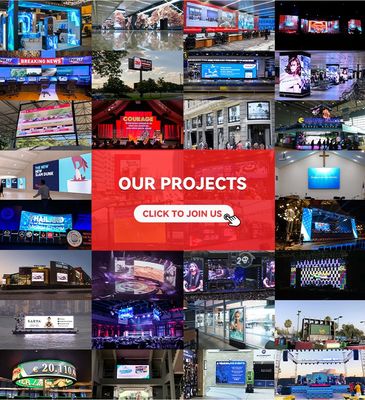 Outdoor LED Display Screen with High Refresh Rate 1920Hz-3840Hz 2 Years Warranty and 100000 Hours Life Span LED Video Wall