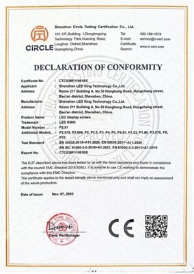 IP65 Waterdicht Buiten LED Display Scherm met 100.000 Uur Levensduur en Die-Cast Aluminium Kast