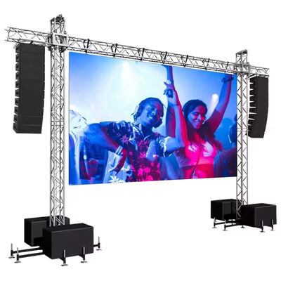 500x500mm Buiten P4.81 LED Videowall met IP65 Waterdicht en 3840-7680Hz Verversingssnelheid voor Verhuurevenementen