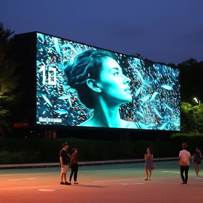 Outdoor LED Display Screen IP65 Waterproof 960x960mm Cabinet Size with 4500-5500cd/m² Brightness Digital Billboard