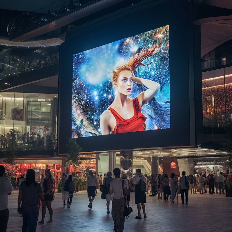 ODM Outdoor LED Advertising Screen Weerbestendig P3 Winkelcentrum LED-display