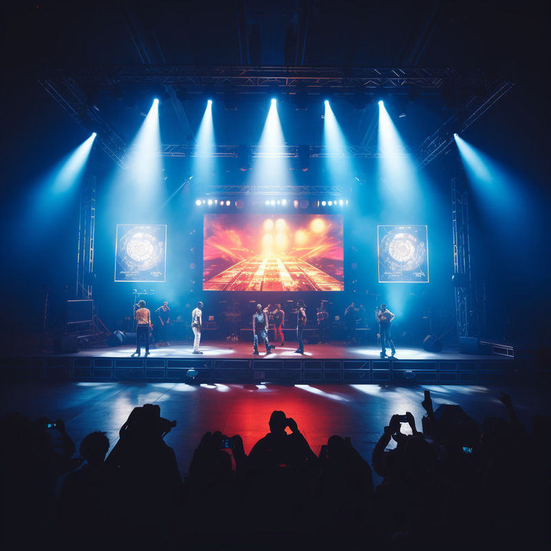 Indoor P3.91 LED Display 5500-8500nit LED Video Wall Screen voor podiumverhuur