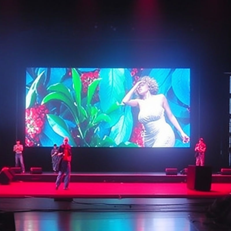 P3.91 LED-scherm met podiumverhuur, wandmontage, robuust LED-scherm buiten