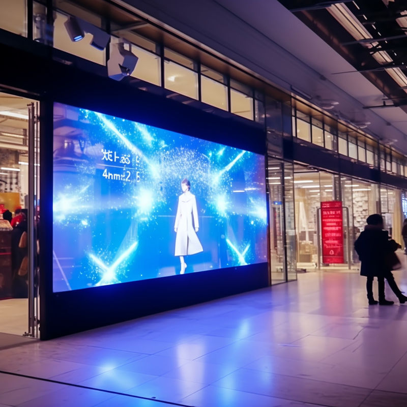 LED-display voor vaste installatie binnen Huur LED-paneel P2 Energiezuinig