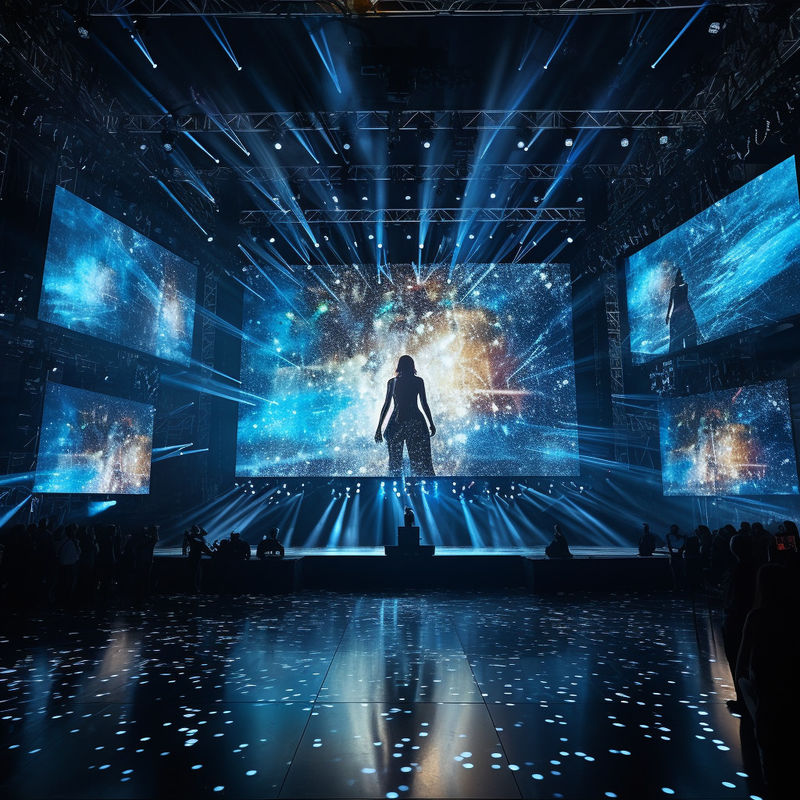 Stage LED Video Display Panel Huur Muur gemonteerd 3840Hz vernieuwingsfrequentie
