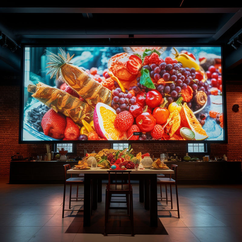 2.976 Pixel Pitch Indoor LED Display Screen met diecsting aluminium kast en 100000 levensduur