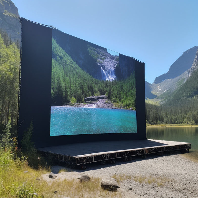 Aanpasbare buiten LED-reclame-scherm