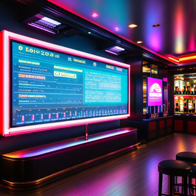 Vaste indoor LED-displayplaat met hoge resolutie in vergaderruimte met LED-display P1.53
