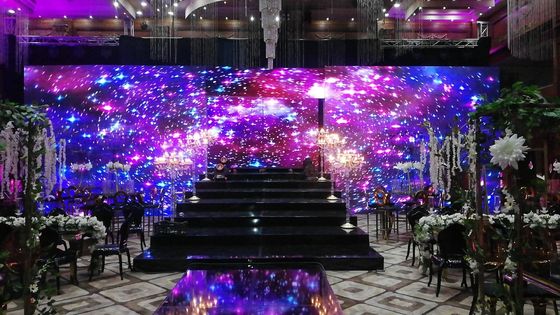 Naadloos indoor LED-schermpaneel P1.53 gebogen 160° kijkhoek