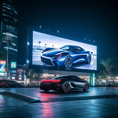 Naadloos LED-display voor buiten Verhuur LED-paneel Reclame P3