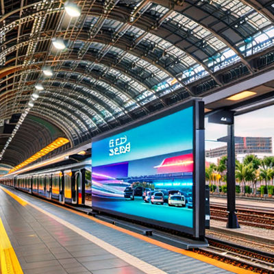 OEM P3 Outdoor LED Advertising Screen Board met een hoge vernieuwingssnelheid