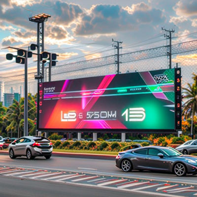 P8 Outdoor LED-reclame-scherm Verhuur 3840 X 2160 Refresh Rate