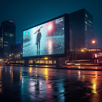 Flexibel P8 Buiten waterdicht LED-scherm Ondoorgrondelijk Op maat