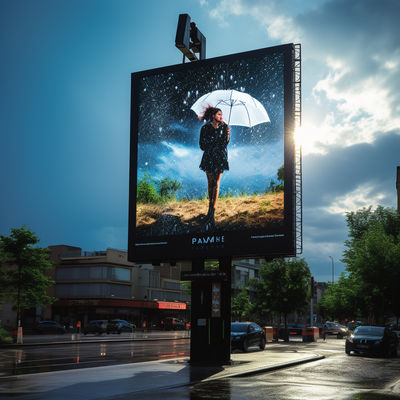 Waterdicht P3 LED-scherm voor reclame Buiten ondoordringbaar