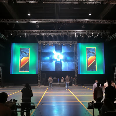 Concert Indoor Stage LED Screen Rental HDMI / DVI / VGA-invoer
