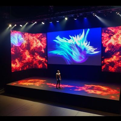 P6 LED-scherm voor concertpalen Verhuur Wandmontage