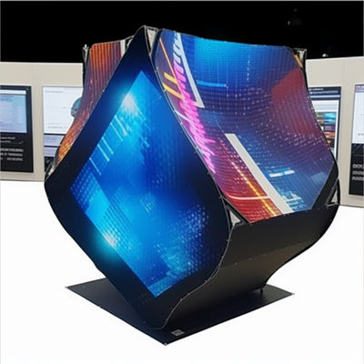 Flexibel doorzichtig LED-wandscherm 5500nit-8500nit