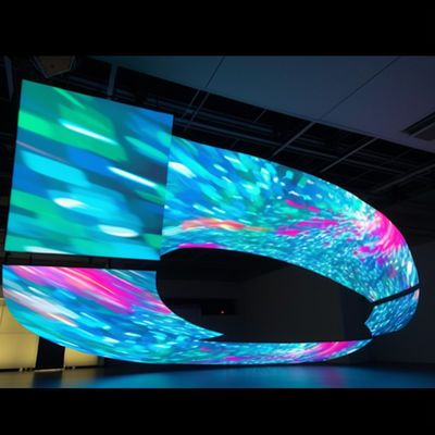 Gepersonaliseerd Flexibel LED-scherm P3.91 Creatief LED-scherm ROHS