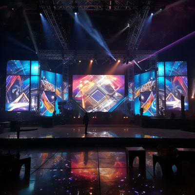 P6 LED Video Muur Huur Voor Evenementen Weerbestendige Resolutie 3840 X 2160