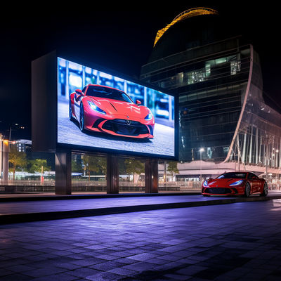 Full Color Nation Economisch waterdicht P3.91 500*1000*90mm Buiten LED scherm