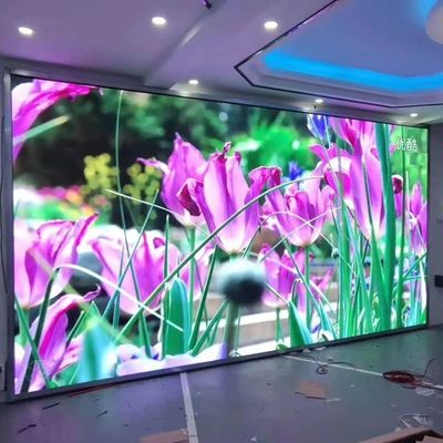 Innenhuur P4.81 Full-Color Digital LED Display Screen met kastgrootte 500*1000*85mm