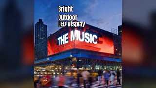 Helder LED-buitenscherm 3000cd/m2 P4.81