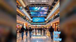 Indoor LED-scherm P2 plafondmontage