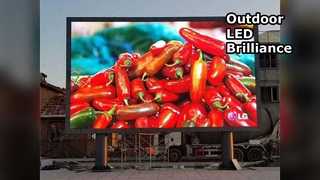 Buiten LED-display P6 IP65 Hoog contrast