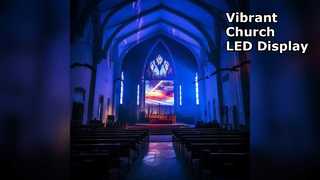 Kerk LED-display 16,7M kleur P2.976